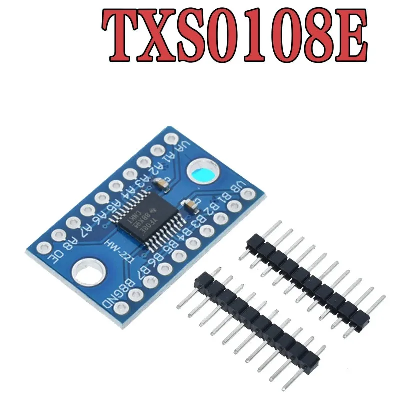 5PCS 3.3V 5V TXS0108E 8 Channel Logic Level Converter Convert TTL Bi-directional Mutual Convert D64