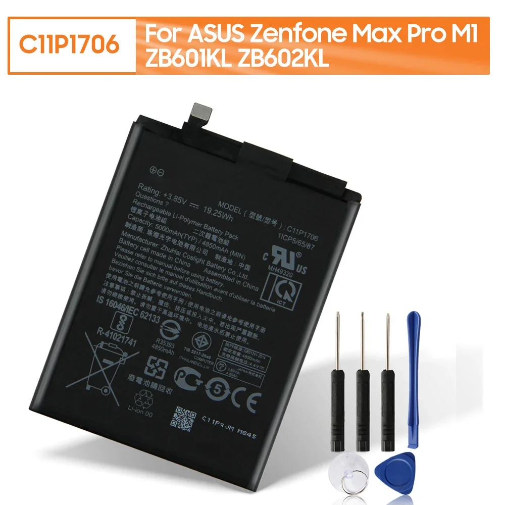

Replacement Phone Battery C11P1706 For ASUS Zenfone Max Pro M1 6.0 Inch ZB601KL ZB602KL X00TDE X00TDB