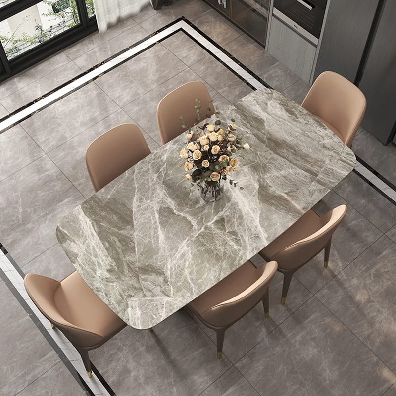 

Center Marble Dining Tables Accessories Desks Modern Entryway Dining Tables Kitchen Makeup Mesas De Jantar Luxury Decoration