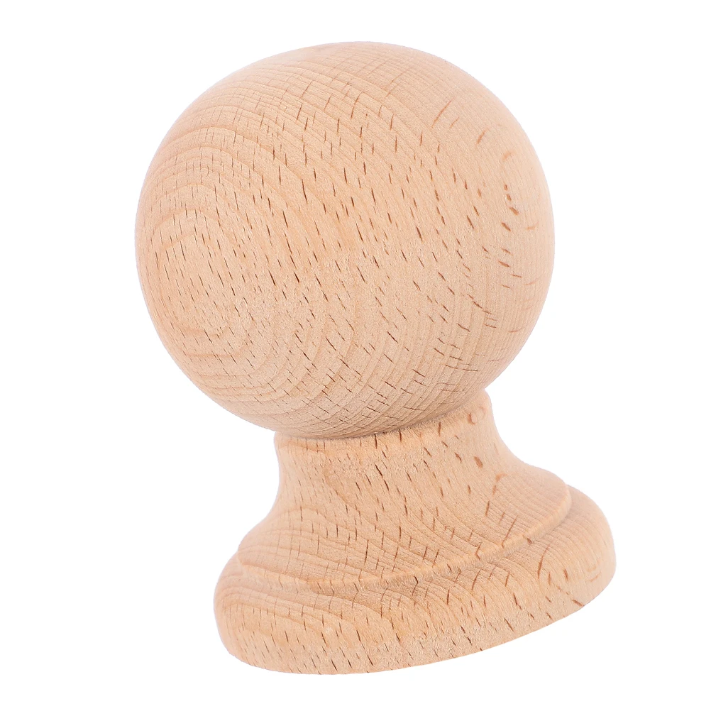 

Small Roman Wood Finial For Crafting Topper For Furniture Diy Column Ornaments For Flagpole Bed Post Furniture Hardwood Round