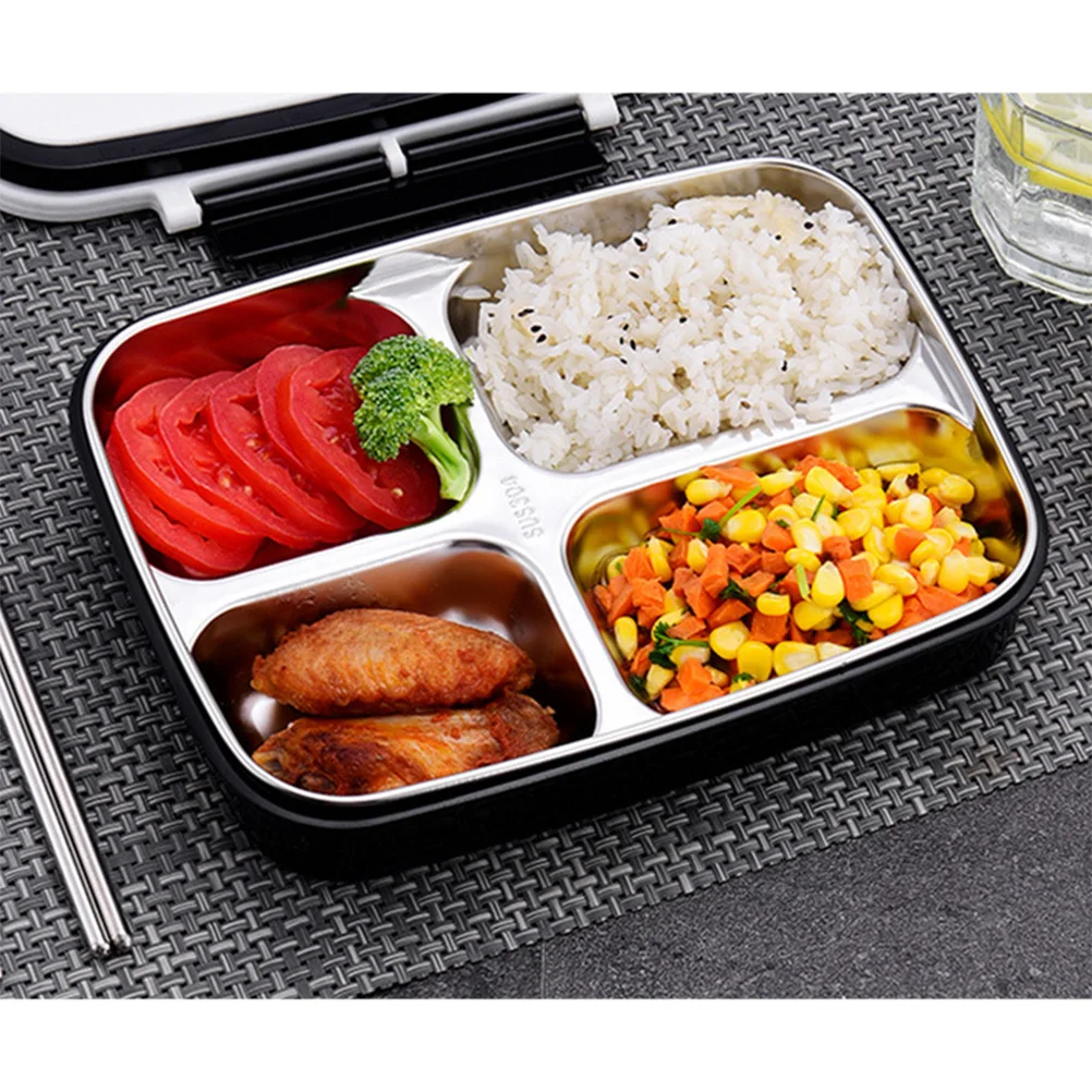 

Sealed Leakproof Meal Box Double-layer Portable Food Container Micro-wave Oven Office Lunch