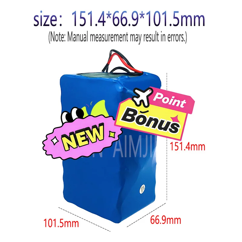 🚧4S10P 18650 14.8V 30Ah 444Wh Lithium-ion Power Battery withBMS for Inverter Smart Robot High-power Equipment Etc