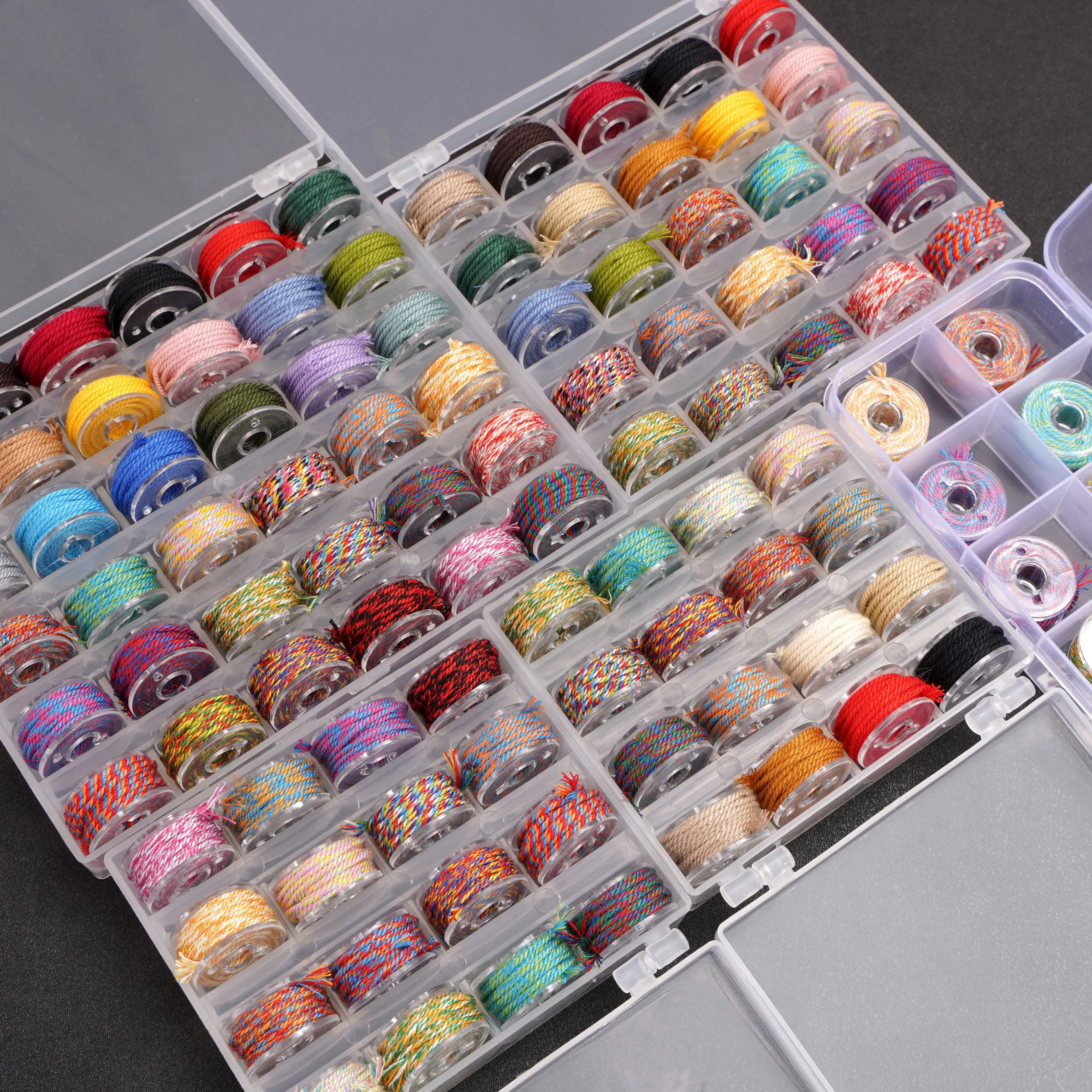 1mm 2M/Roll Cords Polyester Colorful Thread Rope Cord Bracelet Braided String Wire for DIY Crafts Jewelry Making Accessories