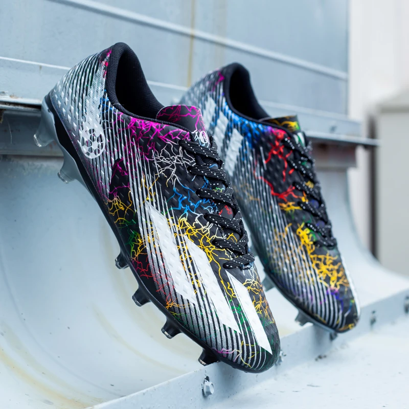 

2025 Football Shoes Original Men Soccer Shoes Society Cleats Football Field Boots Professional Non Slip Match Unisex High Qualit