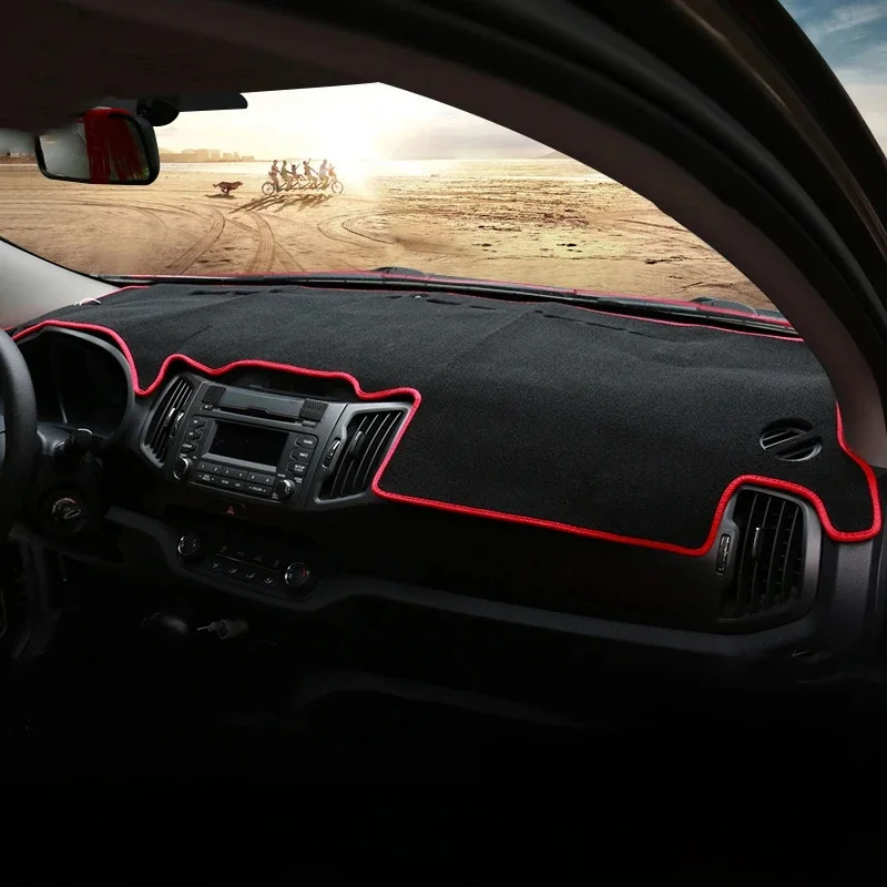 

For Kia Sportage R 3rd 2011 2012 2013 2014 2015 LHD Car Dashboard Cover Mats Avoid Light Pads Anti-UV Case Carpets Accessories