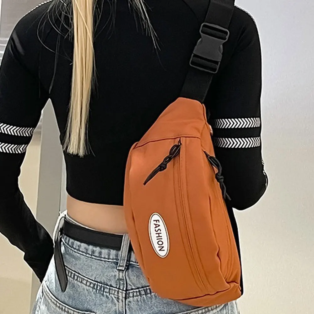Fashionable Women's Chest Bag, New Style Couple's Shoulder Crossbody Bag, Outdoor Portable Small Backpack, Street Trend