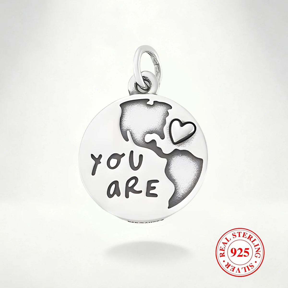 

1 PC S925 Sterling Silver Round Pendant, Charming and Exquisite DIY Pendant, for DIY Necklace and Bracelet Decorations