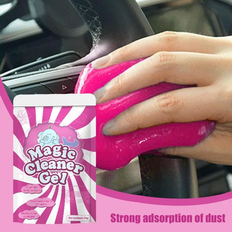 Car Cleaning Putty Computer Keyboard Clean Gel Reusable Car Goo Cleaner Supplies Auto Slime For Home Keyboard Computer