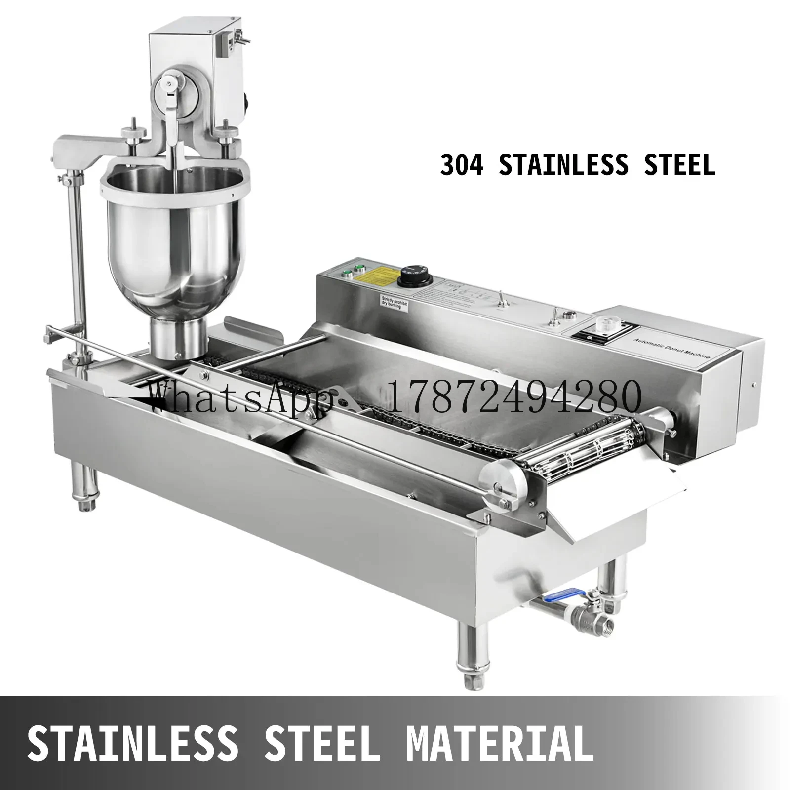 

Высокопроизводительная автоматическая машина для изготовления пончиков — коммерческая машина для изготовления пончиков для производства закусок