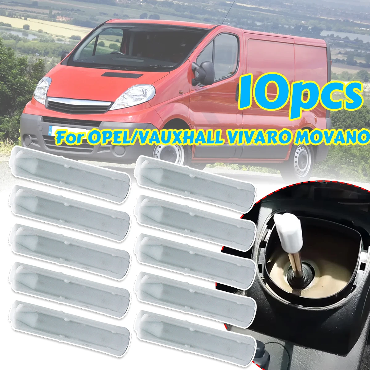 

Inner Sleeve For Opel Vivaro Vauxhall Movano Gear Shift Knob Stick Rod Lever Pen Adapter 2001 2002 2003-2008 2009 2010 2011 2014