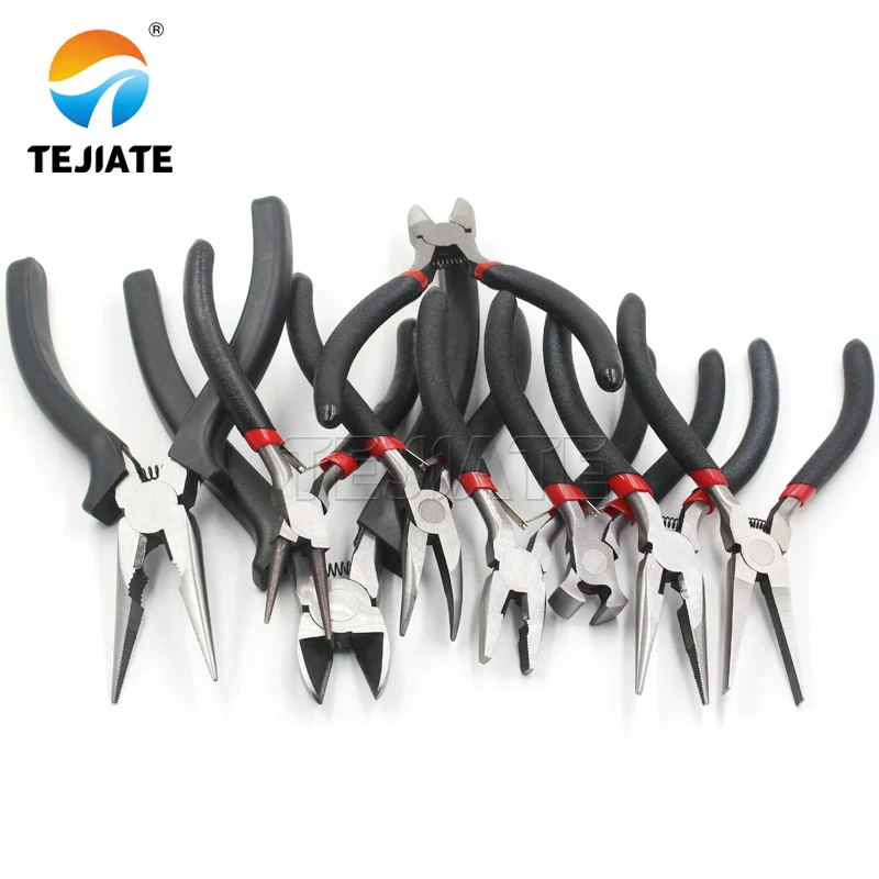 Pliers oblique mouth water mouth sharp toothless sharp flat mouth flat top vise curved nose pliers