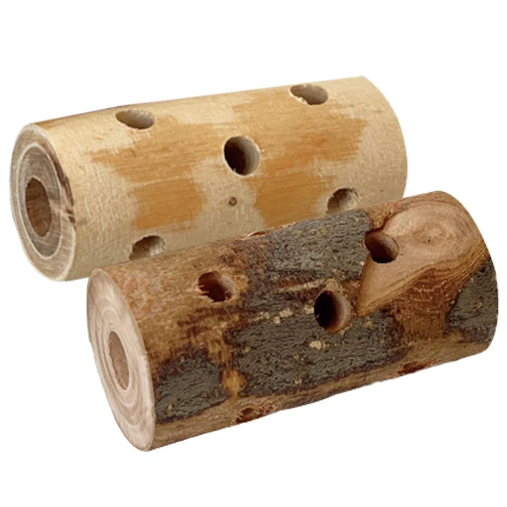 

NOLITOY 2pcs Guinea Pig Teething Toys Wood Chew Sticks for Small Pets Foraging Play