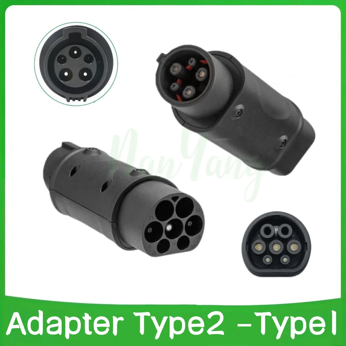 Adapter Convertor  EVSE Adaptor Type 1 to Type 2 EV  SAE J1772 to Tesla EV Charger Connector for type 2 GBT Electric Car