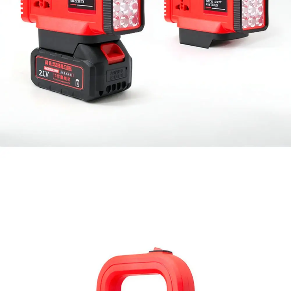Multifunctional Camping Lantern For Makita Dayi Battery Power Inverter Outdoor Emergency LED Light Multicolor