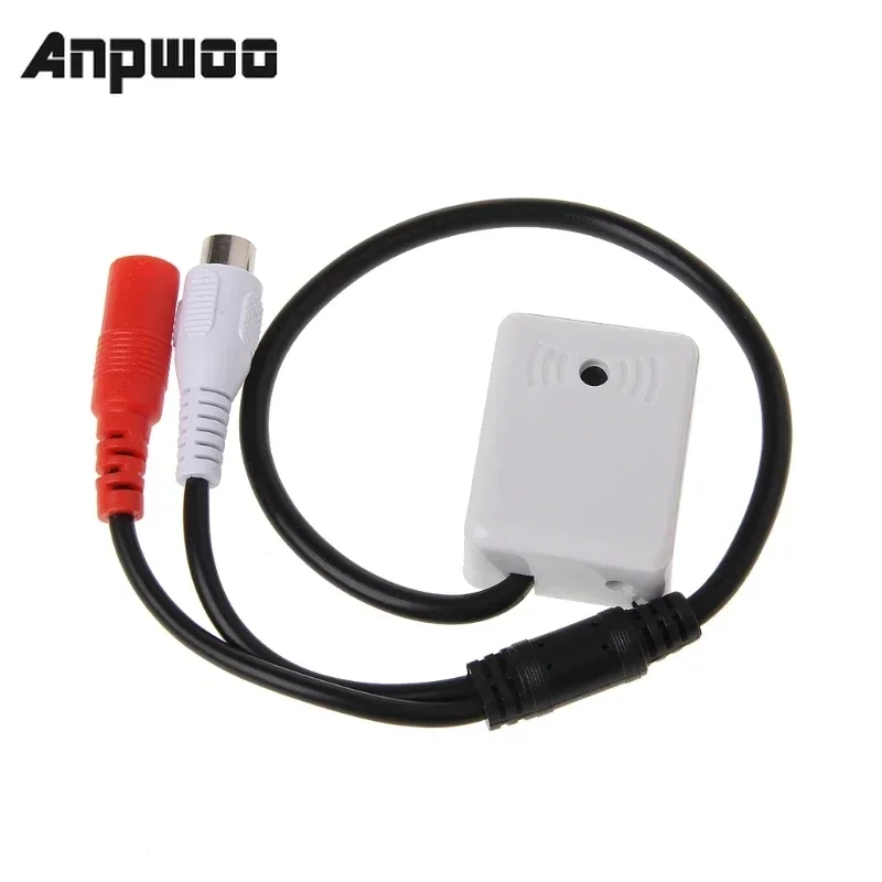 ANPWOO Microphone Audio Pickup Sound Monitoring Device For CCTV Camera Security System