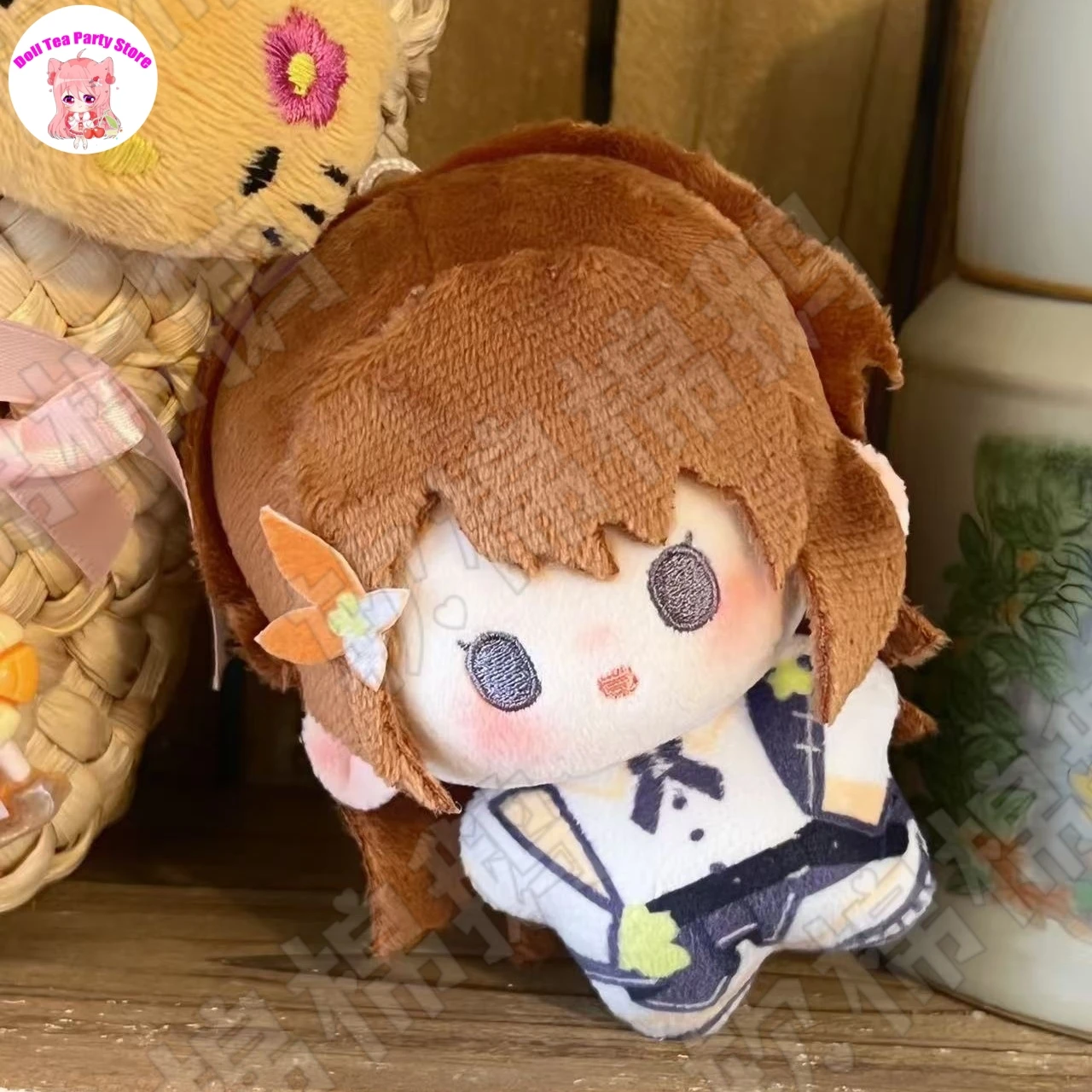 Accesorios de Anime Hanasato Minori muñeco de peluche Adorable cuerpo de estrella de mar muñecos de peluche de algodón Cosplay 10CM juguetes colgantes Plushie