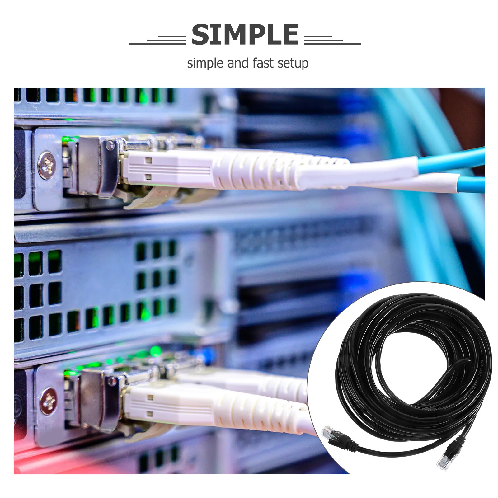 

High-Speeds Network Cable Cat6 Copper Aluminum Home Computer Router Cable Network Cord Cat6 Computer Cables