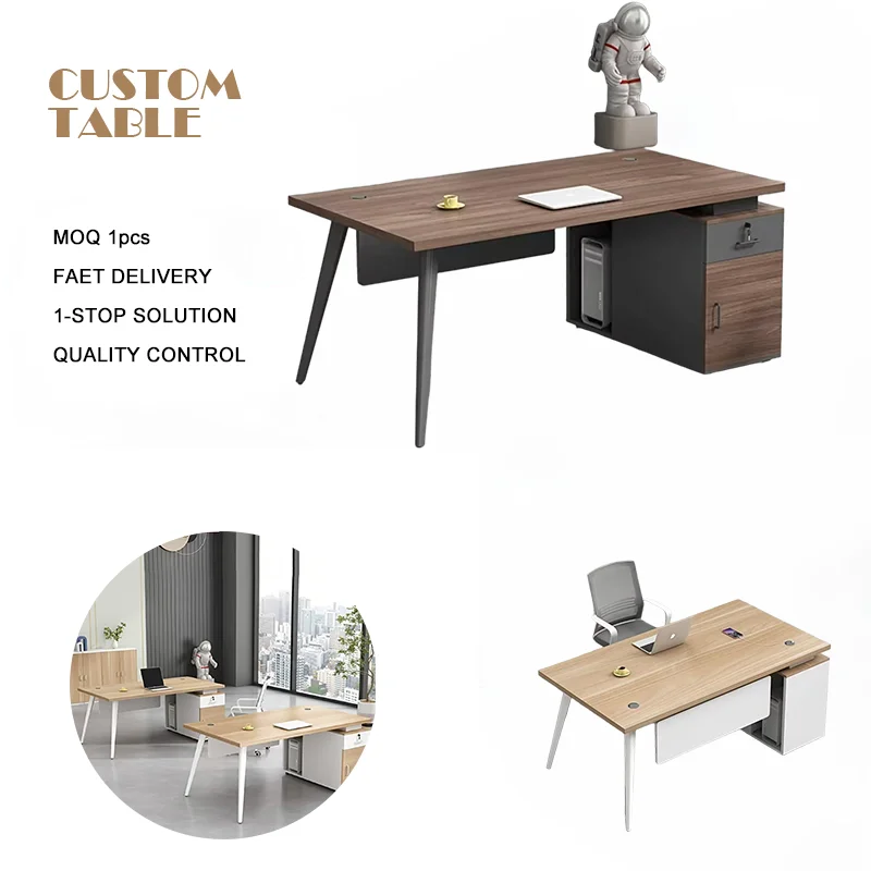 Modern Style and Durable Construction  Modular Office Desk Set for Workstation Staff with High Materials and Large Space