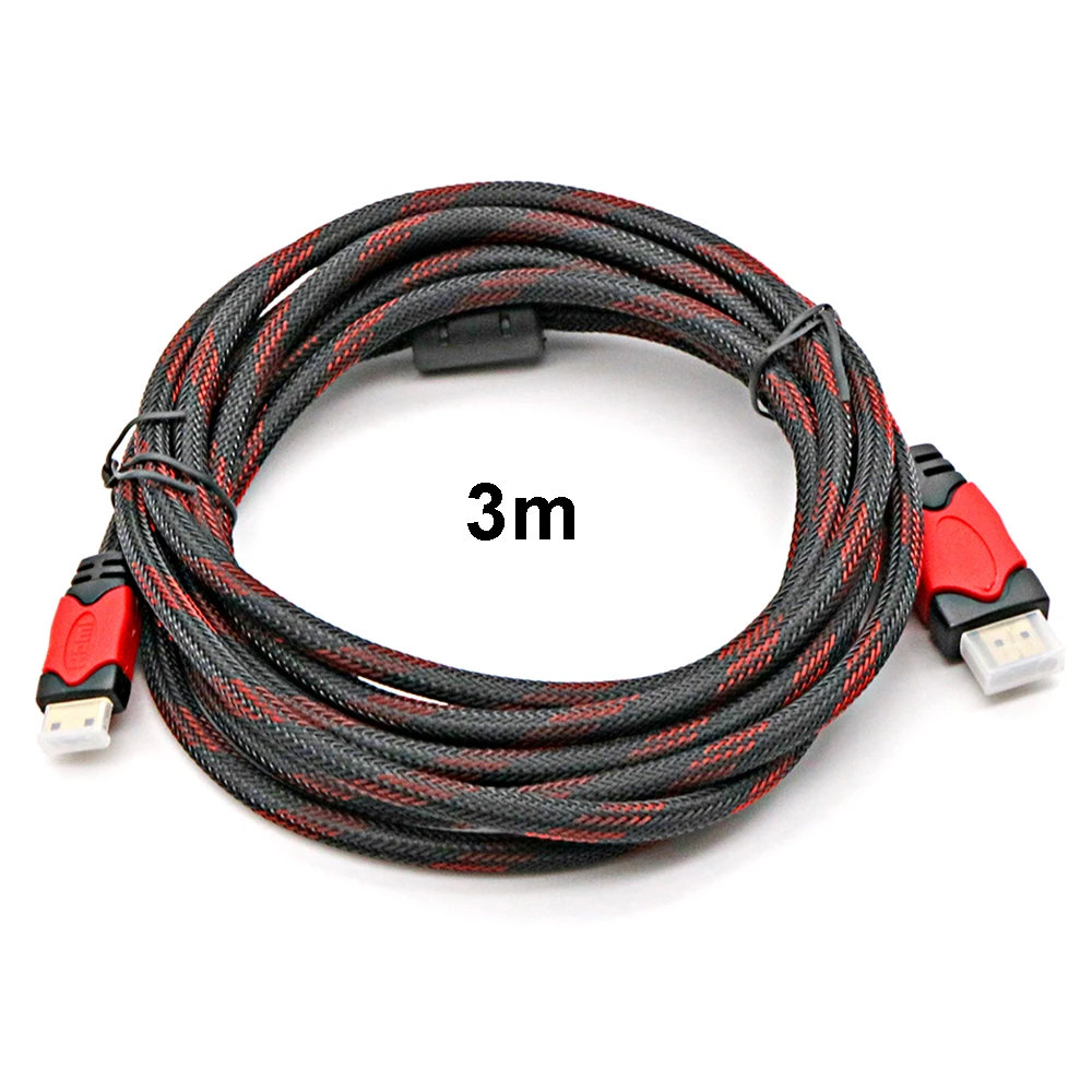 For HDMI (A) to Mini HDMI (C) 1.5m 3m 5m Video Data Cable V1.4 10.2Gbps Support Ethernet for Mini PC Computer Display Camera