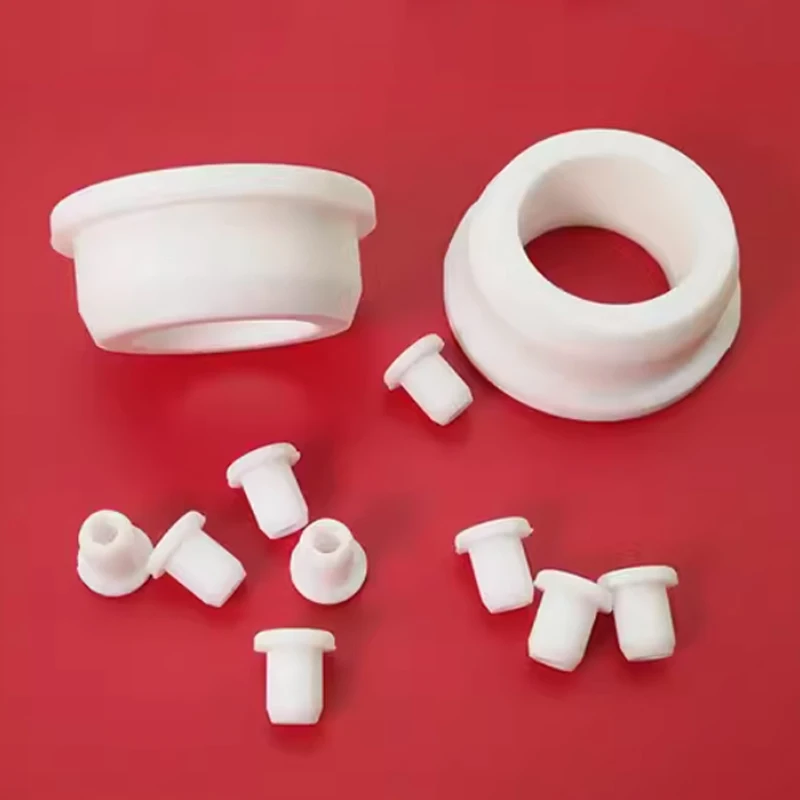 5 ~ 33.3Mm Witte Rubberen Grommets Afdichting Pakking Siliconen Gat Stoppluggen Voor Kabeldraad