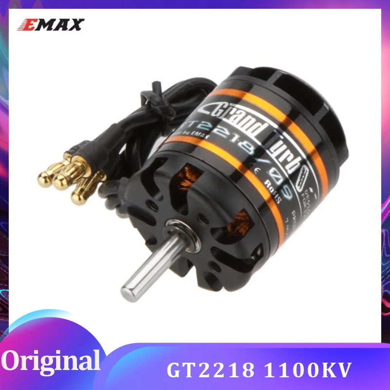 

EMAX GT2218 1100KV Brushless Motor For RC Models Multicopter Quadcopter Fix Wing Drones