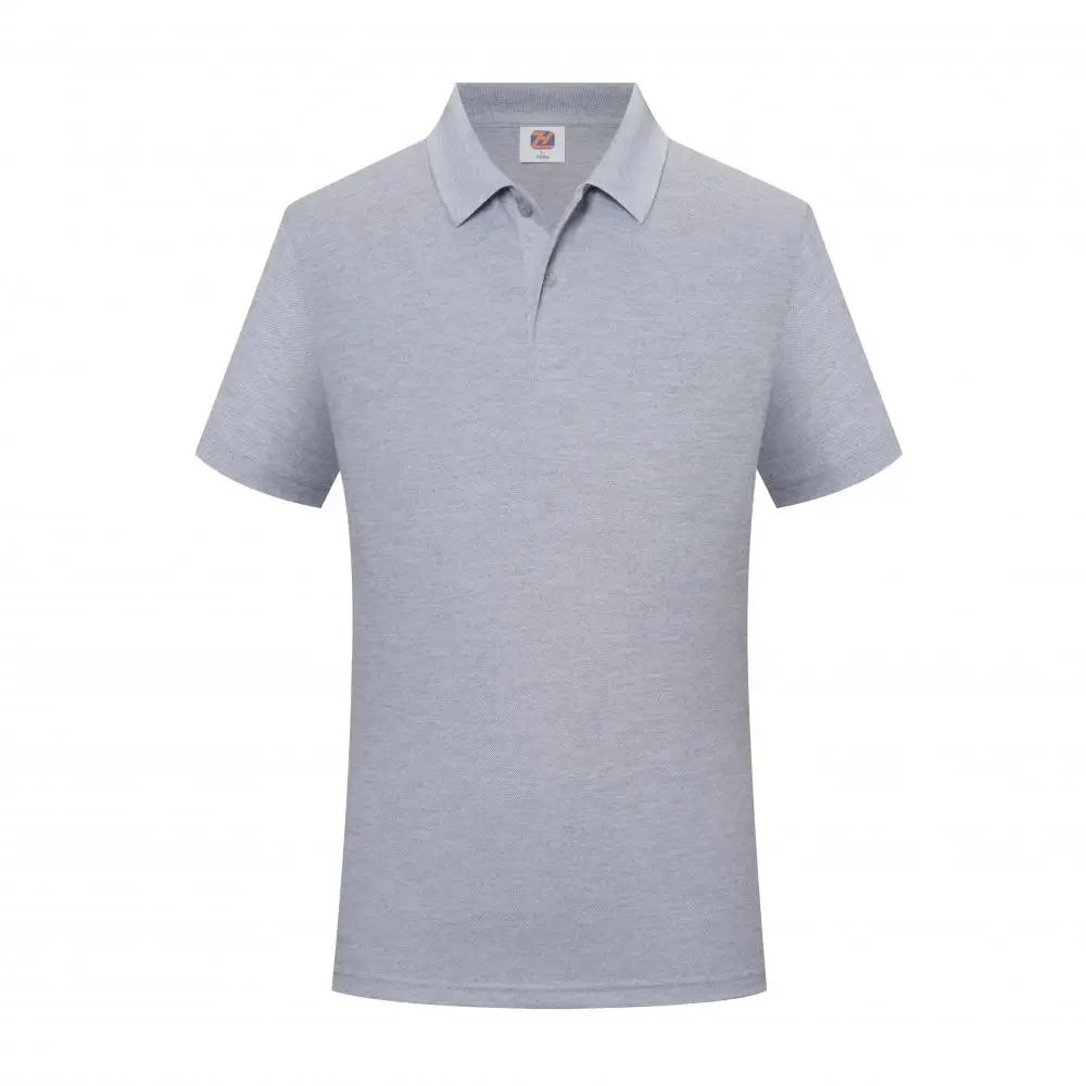 Men's Summer New Fashion Casual Short Sleeve Polo Shirts Quick Dry Button down Work T-shirts Sports Fishing Golf Pullover Tee