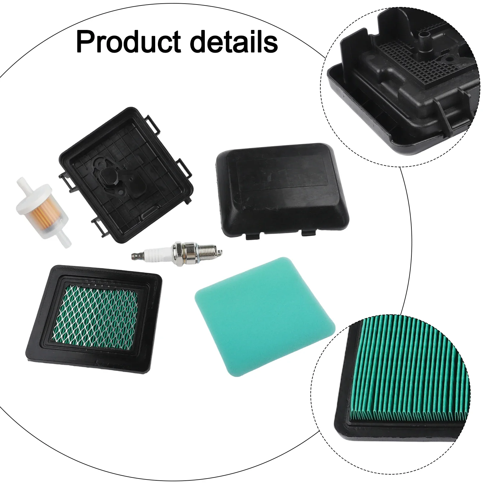 Enhanced Air Filter & Cover for Honda HRZ216 HRT216 Filter Replaces #17211 ZL8 023 Cover Replaces #17231 Z0L 050