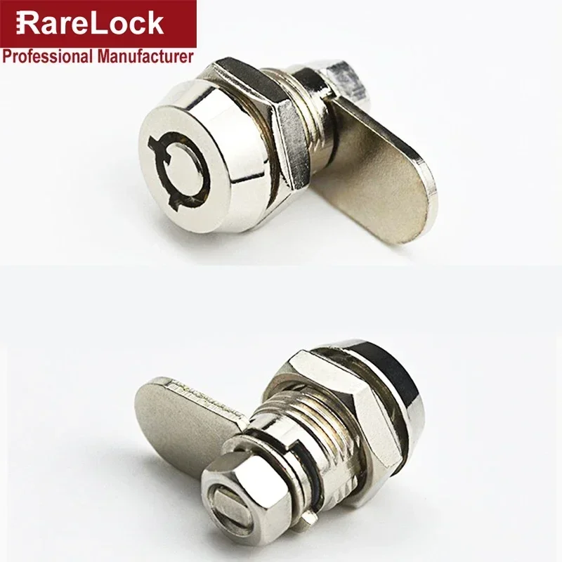 Mini Cabinet Tubular Cam Lock Zinc Alloy for POS ATM Cash Box Show Case Light-box Mailbox Hardware Rarelock MMS124 G