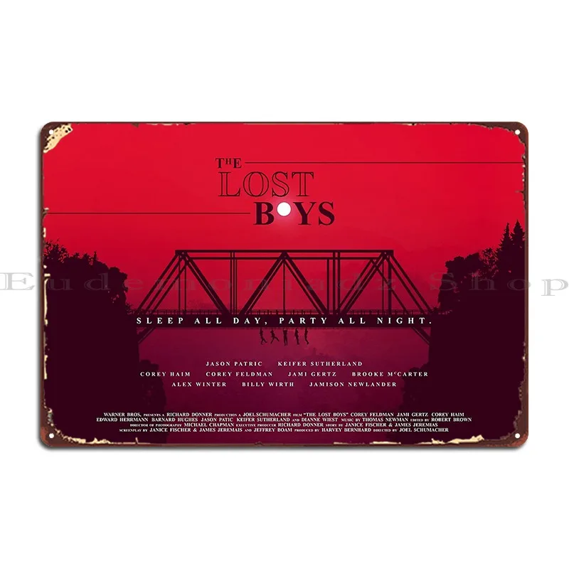 Металлический плакат из олова для мальчиков