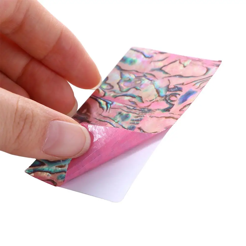 Adhesive Abalone Shell Slice Nails Foils Manicure 3D Nail Sticker DIY Nail Decals Nail Art Decoration Gradient Mermaid Flakes