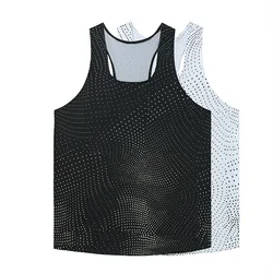 Adult Men Women Running Outdoor Shirts Tight Gym Tank Top Fitness Sleeveless T-shirts Sport Exercise Basketball Marathon Vest A1