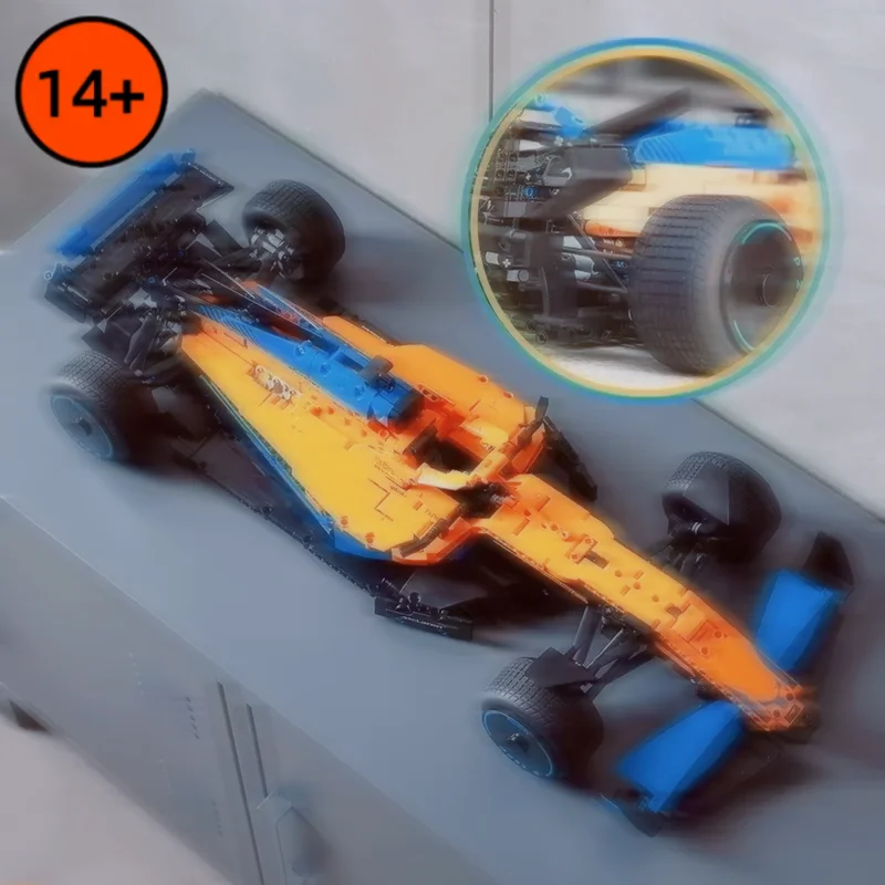 

Технический конструктор MOC-42141 W14 E, гоночная машина Формулы-1, строительные блоки, модель знаменитого спортивного автомобиля, игрушка для сборки, подарок на день рождения для детей
