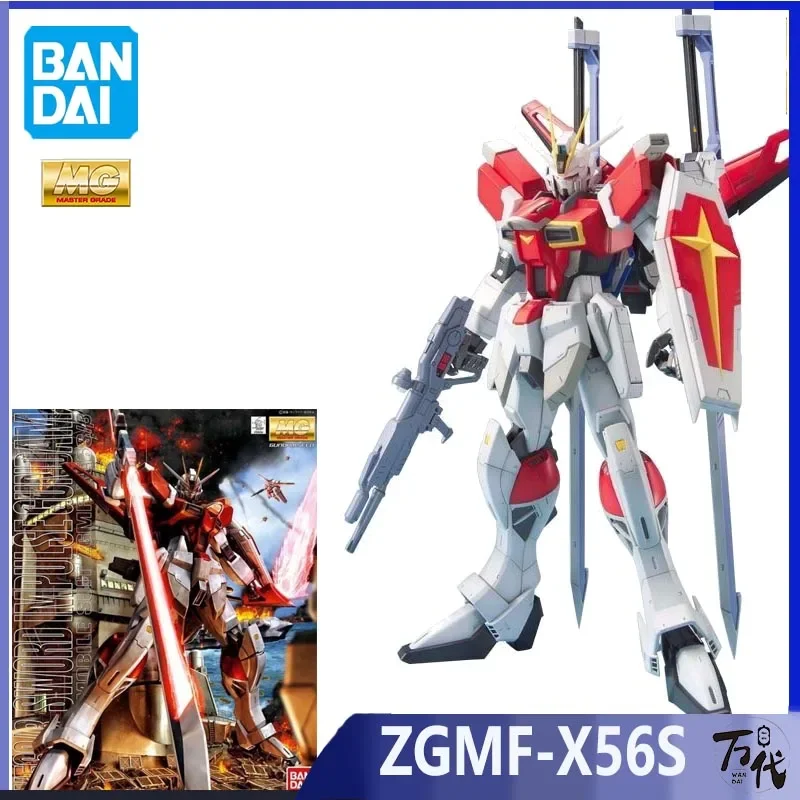 

Bandai Original MG 1/100 ZGMF-X56S Sword Impulse Gundam Anime Action Figure Model Kit Assemble Birthday Gifts for Children
