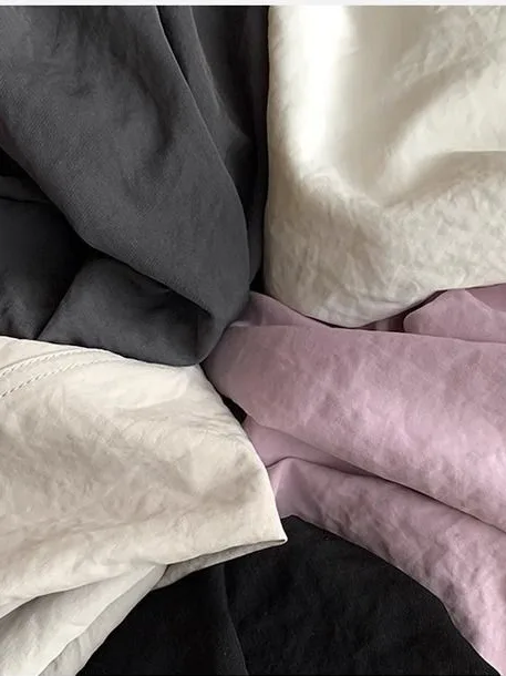 Spodnie damskie z wysokim stanem i szerokimi nogawkami, letnie spodnie haremki z jedwabiu lodowego, luźne, zwiewne, o prostym kroju, do noszenia na co dzień i do pracy.