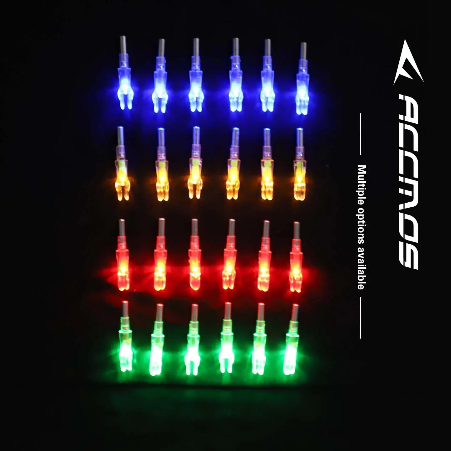 

3 шт. автоматически ID4,2/5,2/6,2 мм светодиодный наконечник для стрельбы из лука, лук с подсветкой, активированные наконечники ID5,2 мм, светодиодные наконечники для стрел, сделай сам