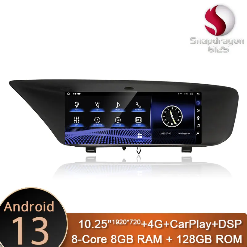 Android 13 Car Radio For Lexus GS GS200 GS250 GS300 GS350 GS450 2012-2020 GPS Multimedia Player Stereo CarPlay 8 Cores Video DSP