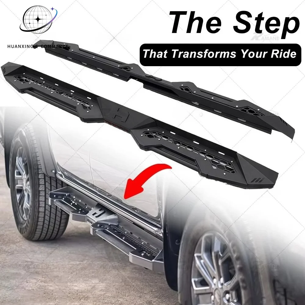 Pickup Truck Hamer Running Board Foot Steps For Hilux Vigo Exterior Accessories For Hilux Vigo Side Step Customization