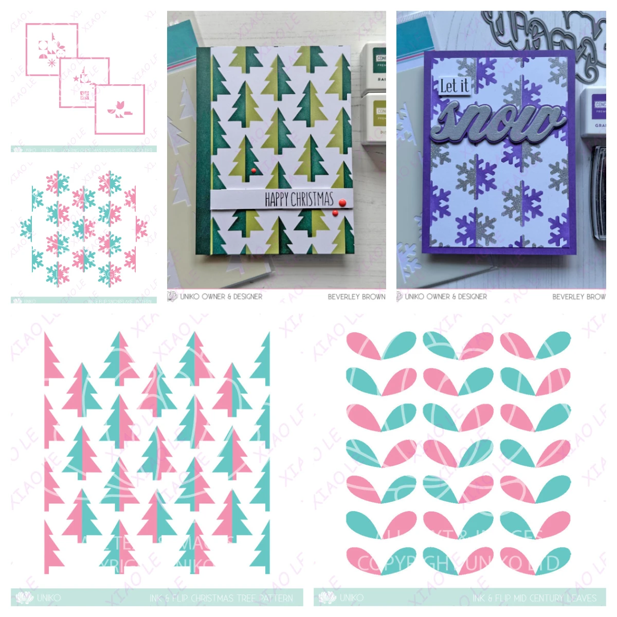 

2025 Mid Century Leaves Christmas Tree DIY Embossing Paper Card Template Craft Layering Stencils For Walls Painting Scrapbooking