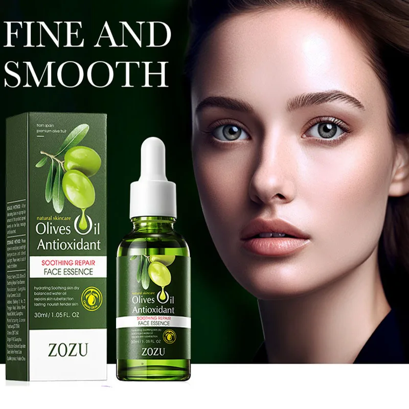 

Olive Hydrating Facial Oil Skin Smoothening Face Essence Improving Skin Texture Reducing Pores Moisturizing Brighten Firming