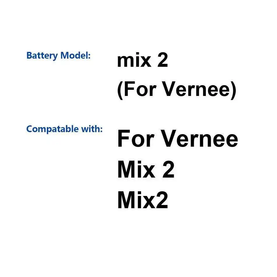 

Аккумулятор мобильного телефона, безопасная быстрая зарядка для Vernee Mix 2, 4200 мАч