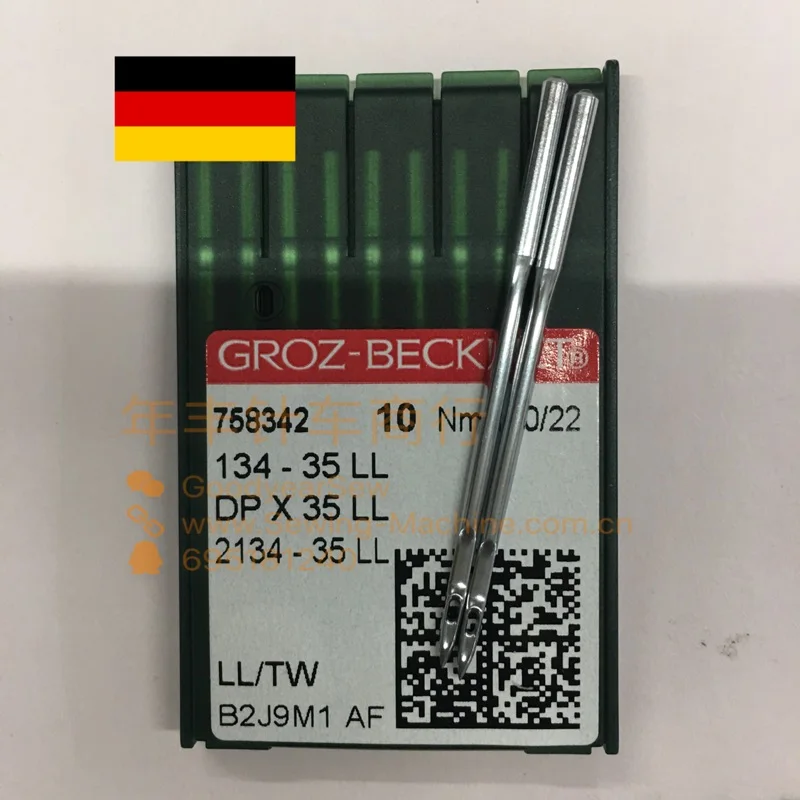 10pcs 1bag German 134-35ll Left Oblique Linear Leather Knife Needle Dpx35ll Sword Tail Industrial Sewing Machine Needle