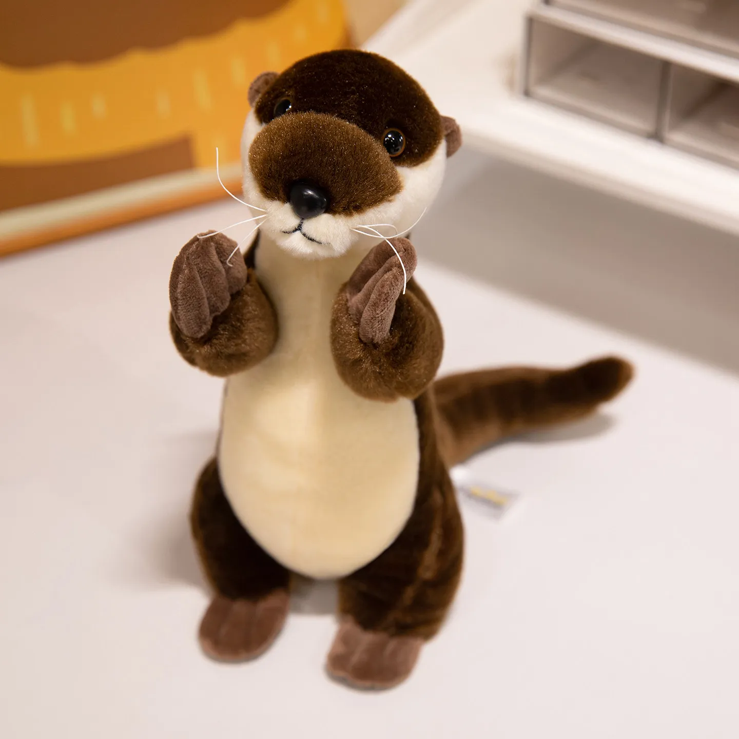 26cm Kawaii Otter Plush Toys Simulation Water Sloth Stuffed Animal Pillow Baby Animal Groundhog Dolls Birthday Gifts Room Decor
