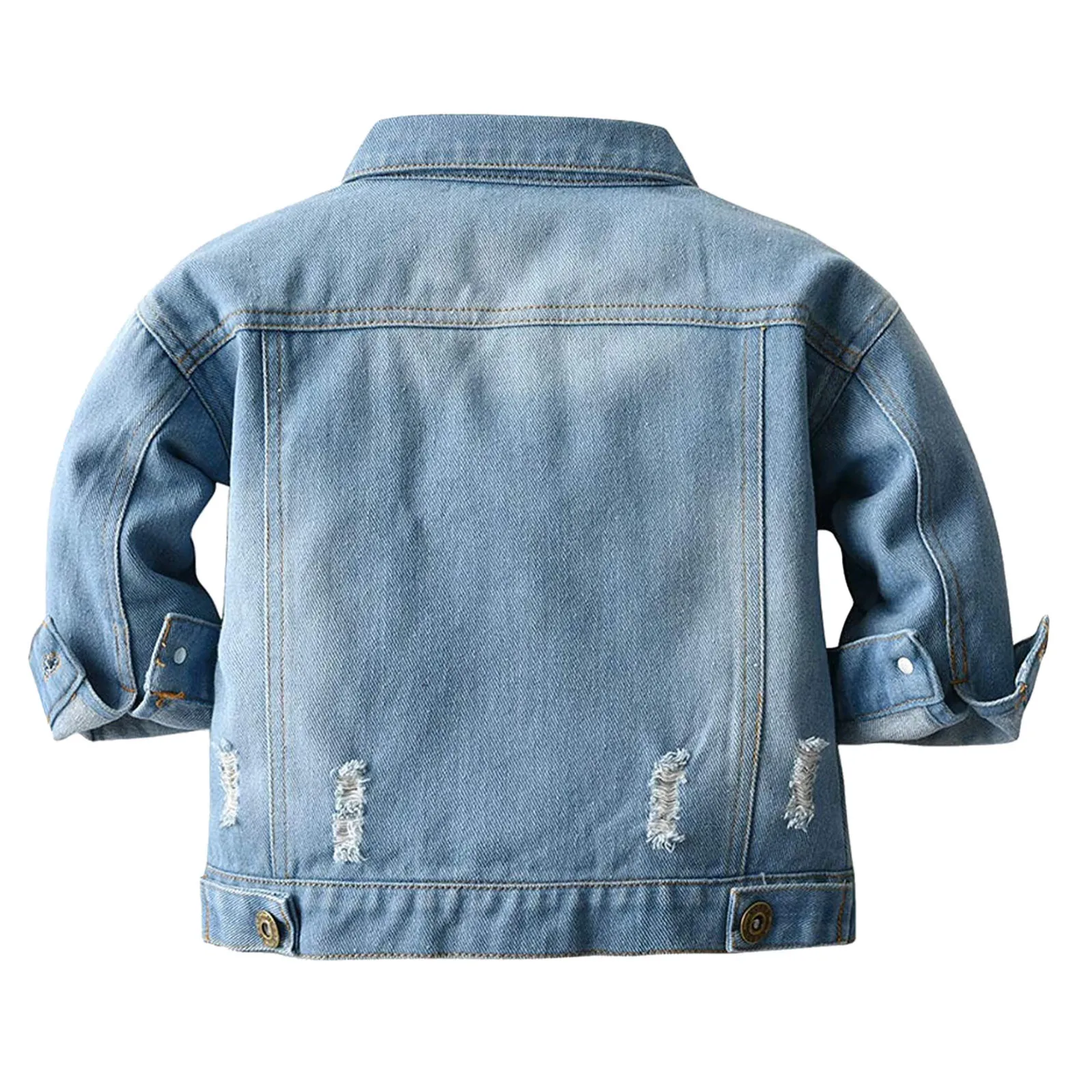 Baby Boy Rain Coat 18-24 Months Button Jacket Top Boys Jeans Toddler Coat Kids Baby Jacket Down Denim Novo Em Casacos E Jaquetas