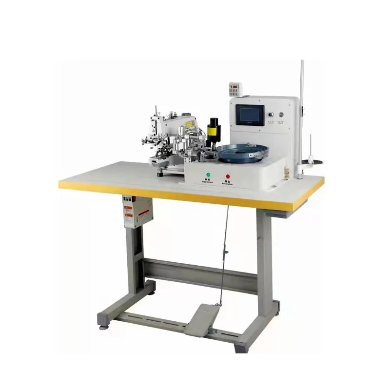Fully Automatic Sweater Cloth Shirt 2 Hole and 4 Hole Button Attaching Sewing Machine