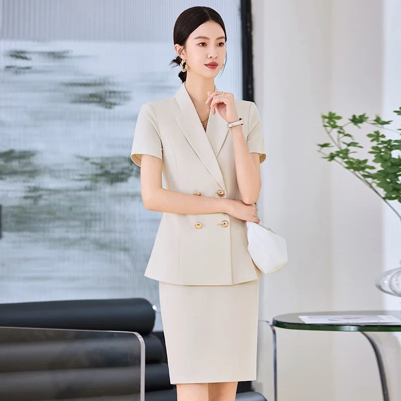 Elegant OL Styles Blazers Femininos Formal Women Pantsuits Professional Business Office Work Wear Female Career Trousers Set