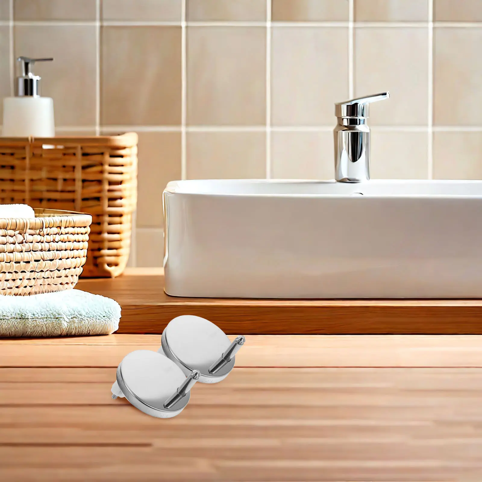 

2Pairs Universal Toilet Seat Screws Heavy Duty Plastic Bolts Rubber Expansion Plugs Quick Installation Fixing Kit for Wc Seat