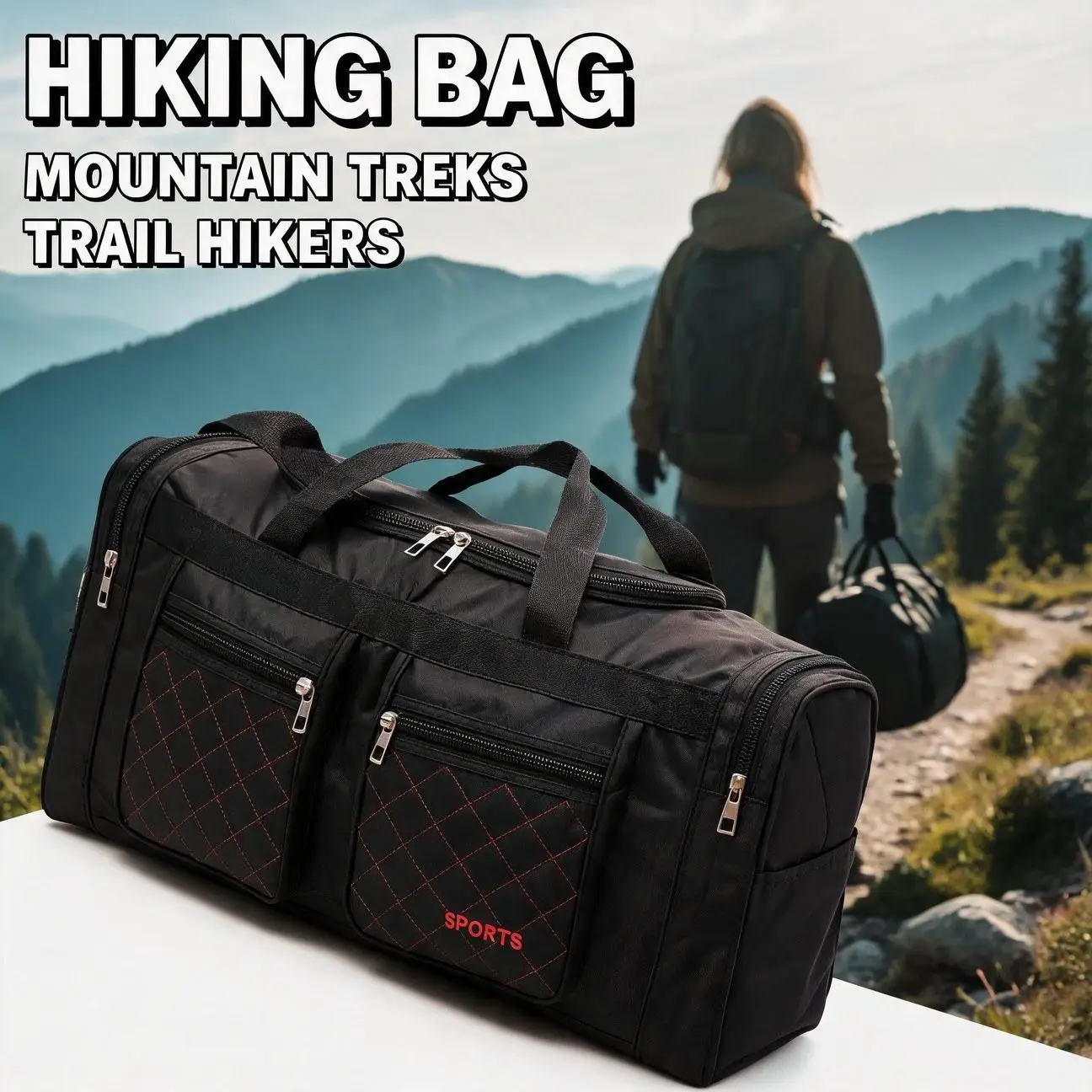 Large Capacity Travel Duffel Bag Handheld for Travel