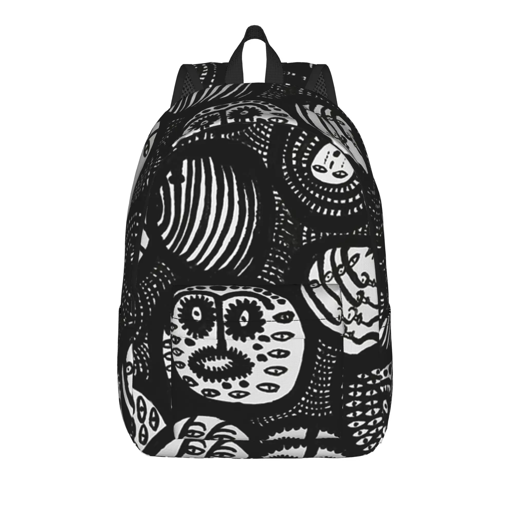 Yayoi K-Kusama Rucksack für Männer und Frauen, cooler Studenten-Wander- und Reise-Tagesrucksack, Laptop-Computer-Umhängetasche, langlebig