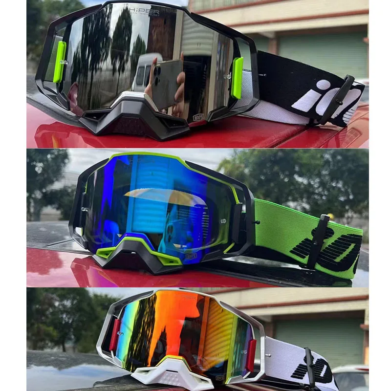 

High Quanlity Motorcycle Glasses Goggles Motocross Goggles Helmet MX Moto Dirt Bike ATV Ski Outdoor Sports Glass Bikefox Googles