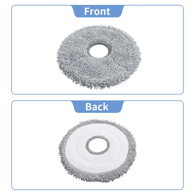 4 قطعة قماش ممسحة قابل للغسل لشاومي روبوت مكنسة كهربائية 3S B108CN /2Pro B113CN جهاز آلي لتنظيف الأتربة استبدال أجزاء ممسحة